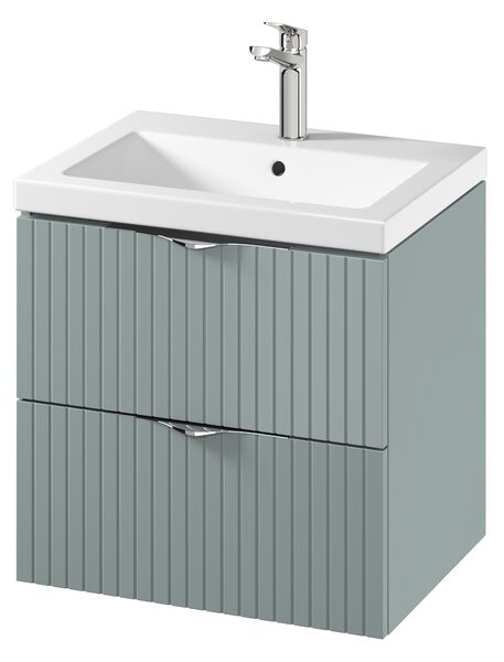 Cersanit Tirso skříňka 59.4x44.7x57.2 cm pod umyvadlo závěsná modrá-zelená S1015-015