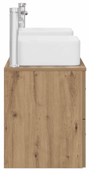 Sada koupelnových skříněk 3 ks Dub artisan 49,5 x 41 x 63 cm 3405834