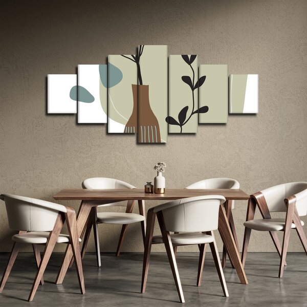 Obraz - Květiny ve váze N⁰2 (210x100 cm)