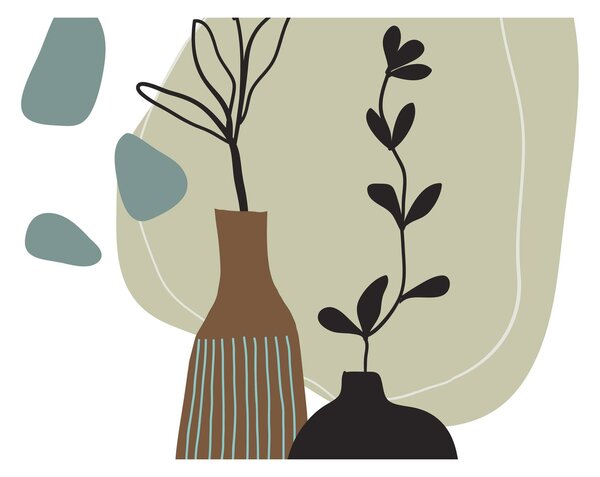 Obraz - Květiny ve váze N⁰2 (70x50 cm)