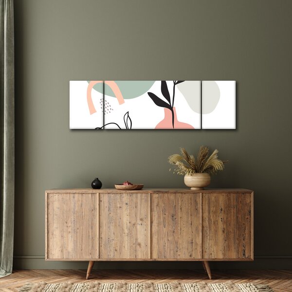 Obraz - Květiny ve váze N⁰3 (170x50 cm)