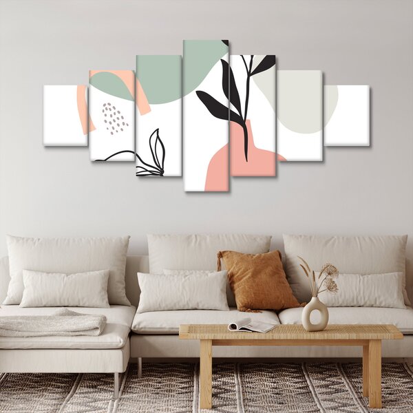 Obraz - Květiny ve váze N⁰3 (210x100 cm)