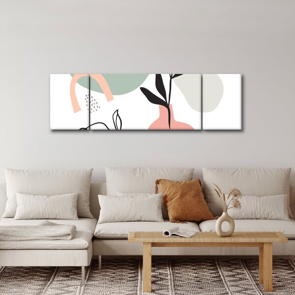 Obraz - Květiny ve váze N⁰3 (170x50 cm)