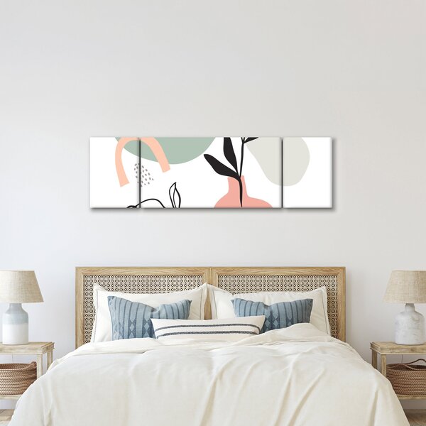 Obraz - Květiny ve váze N⁰3 (170x50 cm)