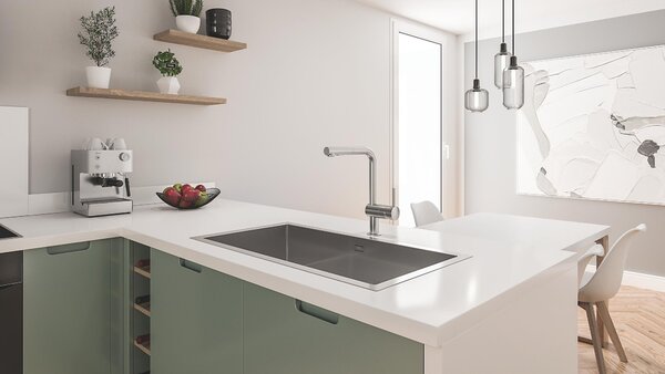 Grohe Minta kuchyňská baterie stojící ušlechtilá ocel 30274DC0