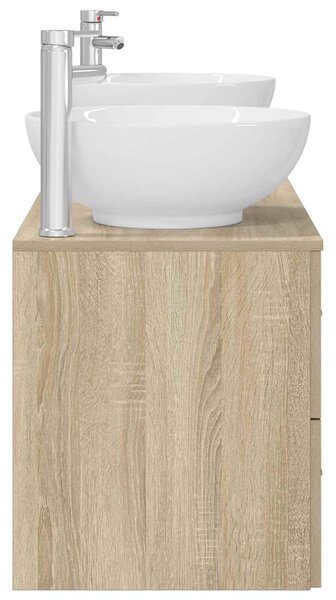 Sada koupelnového nábytku 3 ks Dub sonoma 49,5 x 44,5 x 65 cm 3405893