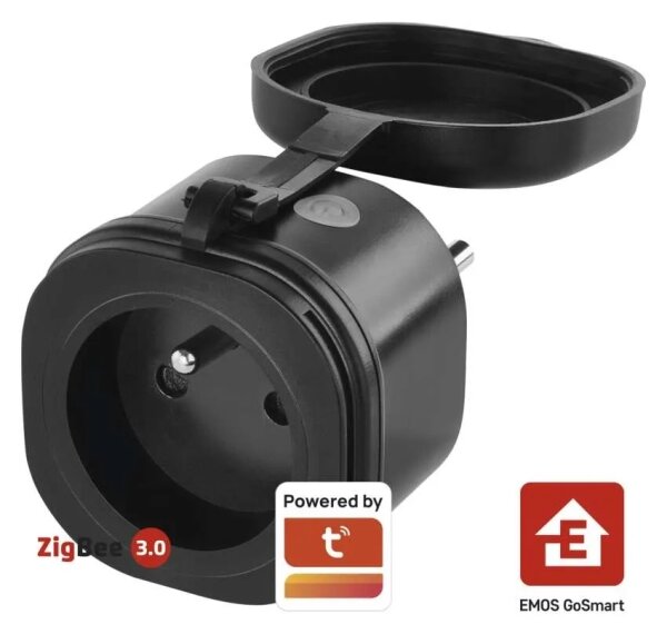 Chytrá venkovní zásuvka GoSmart 3680W/230V/16A Tuya IP44