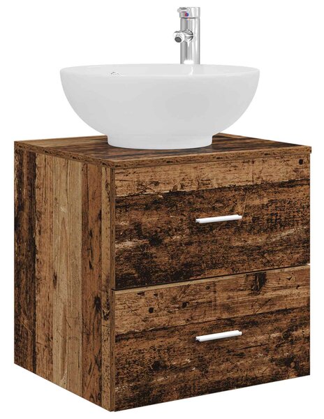 Sada koupelnového nábytku 3 ks Staré dřevo 49,5 x 44,5 x 65 cm 3405897