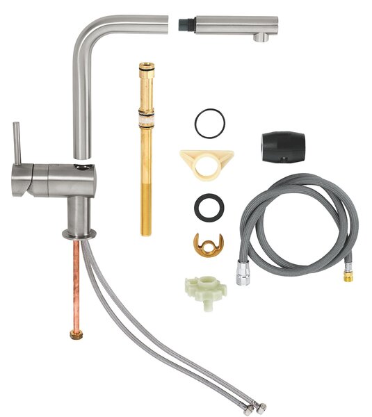 Grohe Minta kuchyňská baterie stojící ušlechtilá ocel 32168DC0