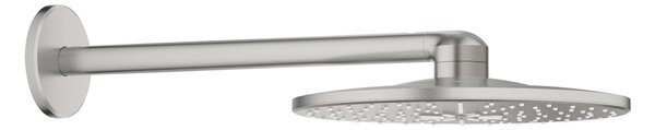 Grohe Rainshower hlavová sprchá s ramenem 31x31 cm kulatý SuperSteel 26475DC0