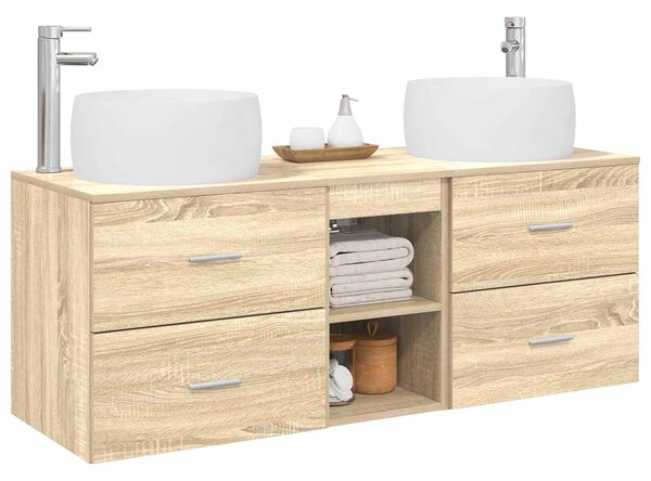 Sada koupelnového nábytku 3 ks Dub sonoma 49,5 x 44,5 x 66 cm 3405925
