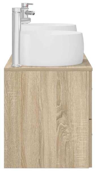 Sada koupelnového nábytku 3 ks Dub sonoma 49,5 x 44,5 x 66 cm 3405925