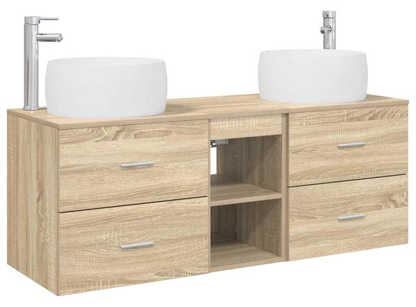 Sada koupelnového nábytku 3 ks Dub sonoma 49,5 x 44,5 x 66 cm 3405925