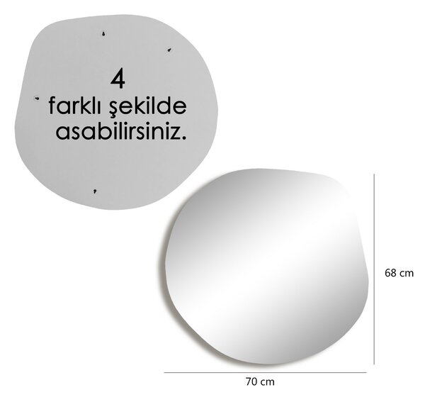 Zrcadlo Asio (Zlatá). Akce -26%