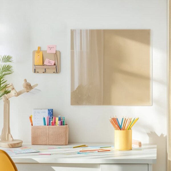 Okrová umbra skleněná magnetická tabule Smatab® - 40 × 60 cm