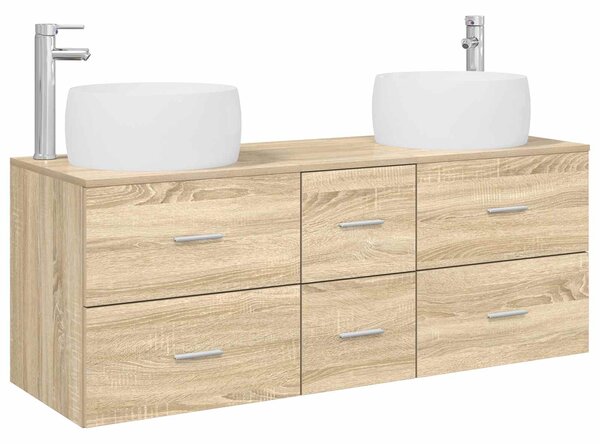 Sada koupelnového nábytku 3 ks Dub sonoma 49,5 x 44,5 x 66 cm 3405933