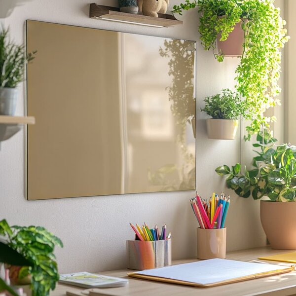 Okrová umbra skleněná magnetická tabule Smatab® - 40 × 60 cm