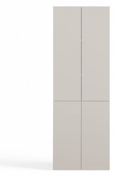 Koupelnová skříňka 60 cm s košem na prádlo ATSO 5 - kašmír
