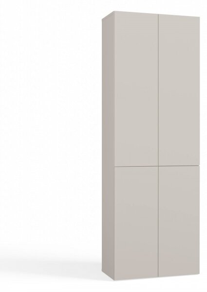Koupelnová skříňka 60 cm s košem na prádlo ATSO 5 - kašmír
