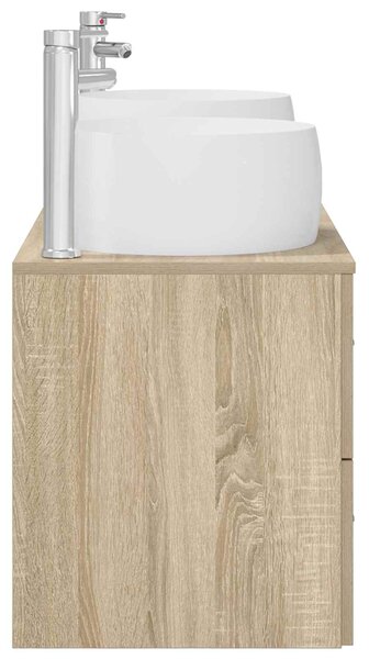 Sada koupelnového nábytku 3 ks Dub sonoma 49,5 x 44,5 x 66 cm 3405933