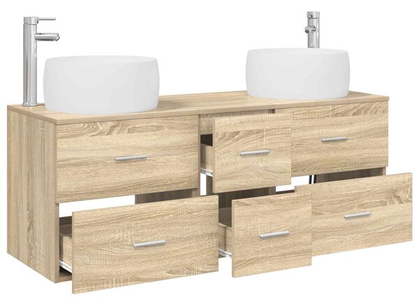 Sada koupelnového nábytku 3 ks Dub sonoma 49,5 x 44,5 x 66 cm 3405933