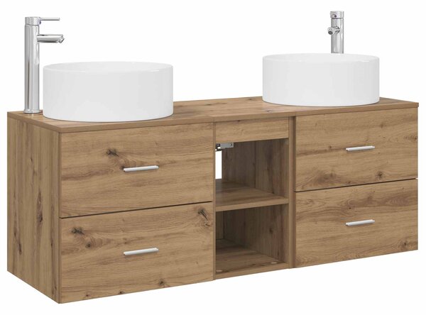 Sada koupelnového nábytku 3 ks Dub artisan 3405954