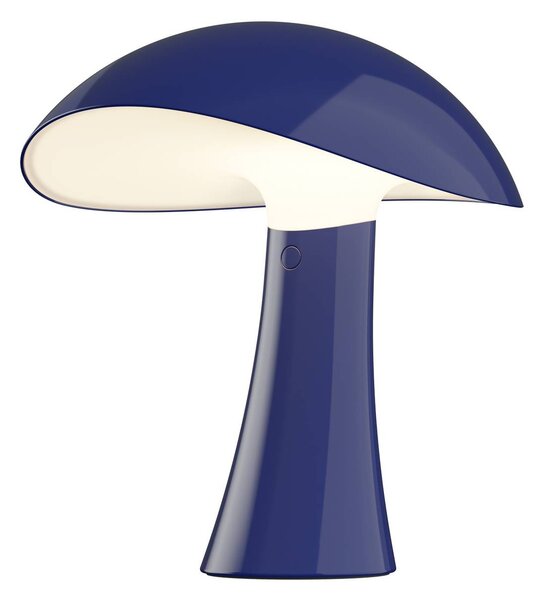 Louis Poulsen LED stolní lampa Rumee 220, modrá, IP44, stmívatelný, Modrá, Obývací pokoj / jídelna, Plast, Skandinávský