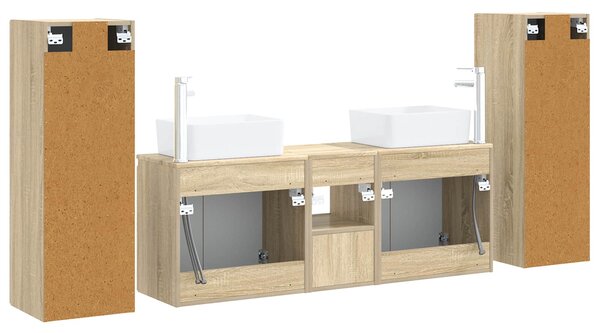 Sada koupelnového nábytku 5 ks Dub sonoma 33 x 34,5 x 100 cm 3405995