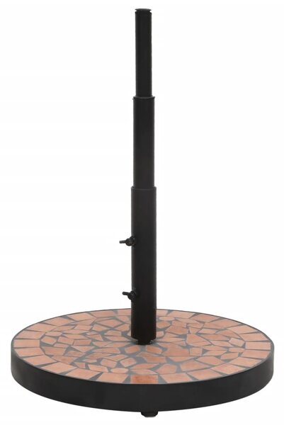Základna na slunečník terakotová kulatá 12 kg