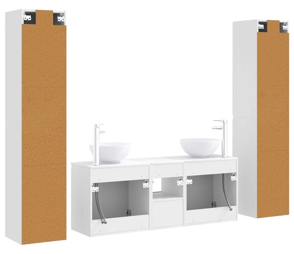 Sada koupelnového nábytku 5 ks Bílá 195 x 35 x 100 cm 3406023