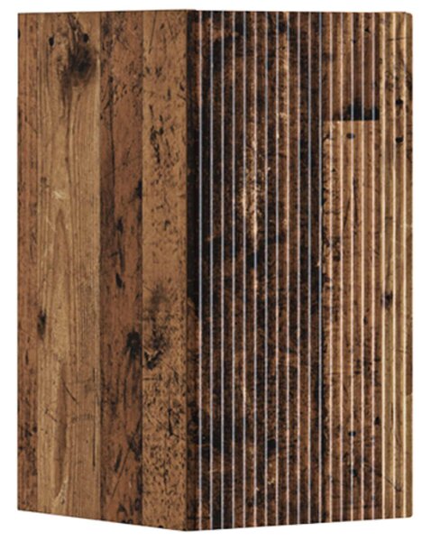 Sada koupelnového nábytku 3 ks Staré dřevo 33 x 34,5 x 160 cm 3406061