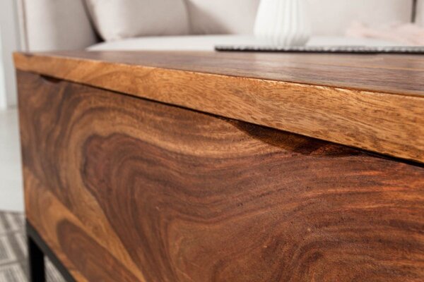Designový konferenční stolek Timber Function 110 cm sheesham