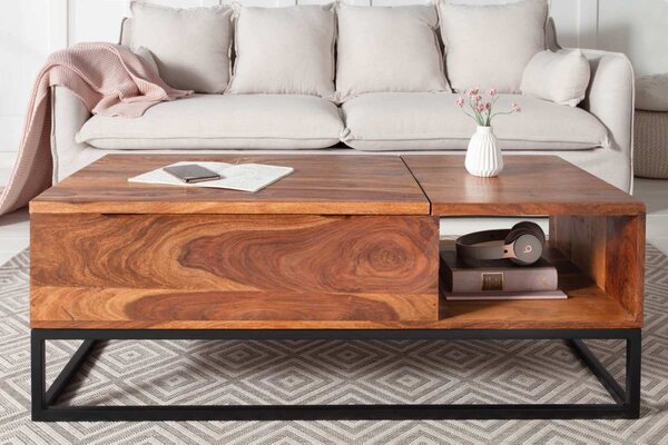Designový konferenční stolek Timber Function 110 cm sheesham