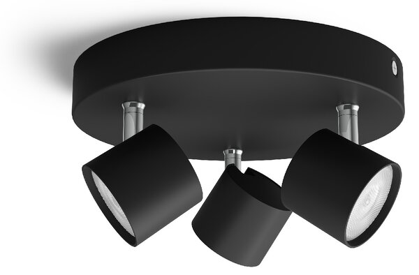 Star bodové LED svítidlo 3x 4,5W 1500lm 2700K IP20 stmívatelné, černé