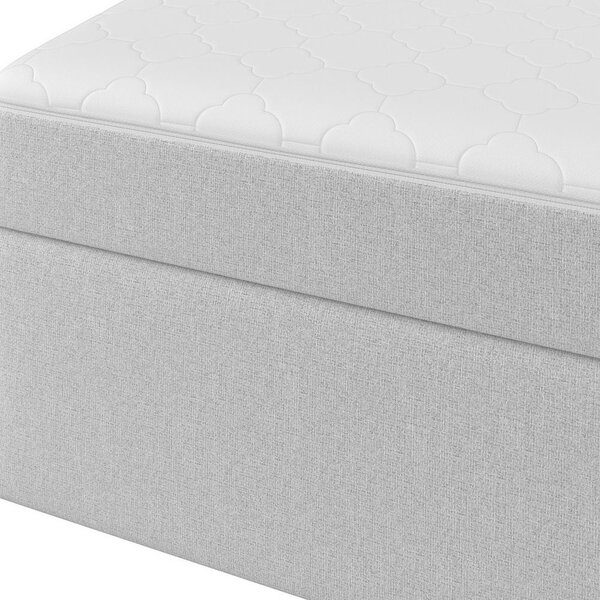Boxspringová postel MARCO 160x200, světle šedá