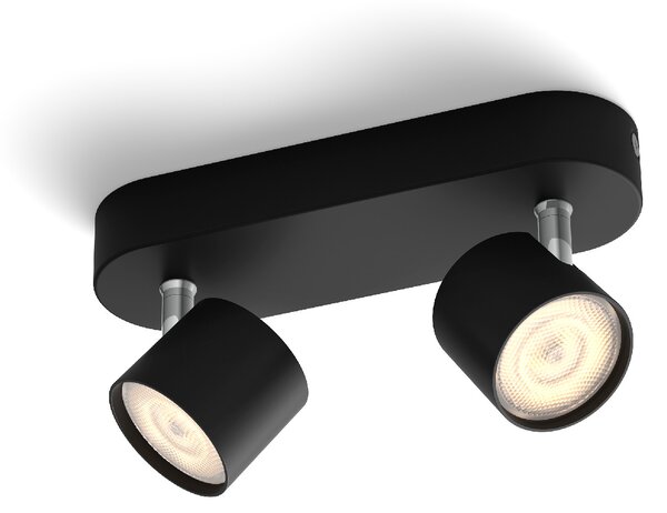 Star bodové LED svítidlo 2x4,5W 1000lm 2700K IP20 stmívatelné, černé