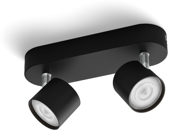 Star bodové LED svítidlo 2x4,5W 1000lm 2700K IP20 stmívatelné, černé