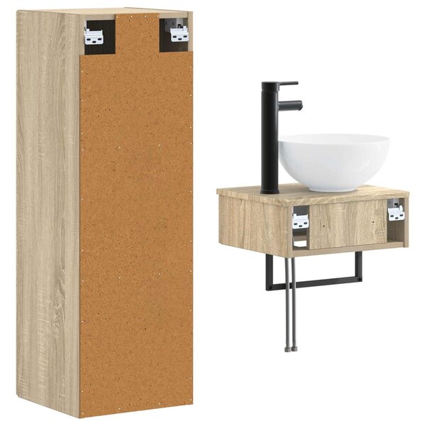 Sada koupelnového nábytku 2 ks Dub sonoma 33 x 34,5 x 100 cm 3406095