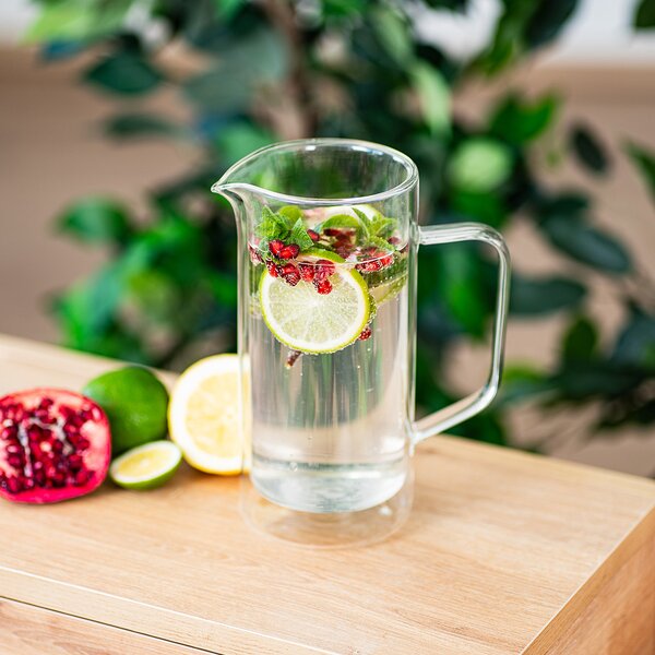 4Home Termo skleněný džbán Double Hot&Cool, 1 l