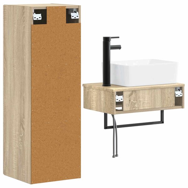 Sada koupelnového nábytku 2 ks Dub sonoma 33 x 34,5 x 100 cm 3406105