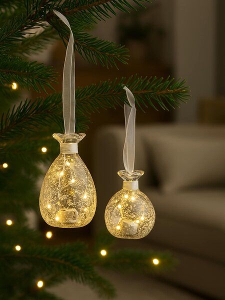Sinsay - LED závěsná lampa s vánočním motivem - clear