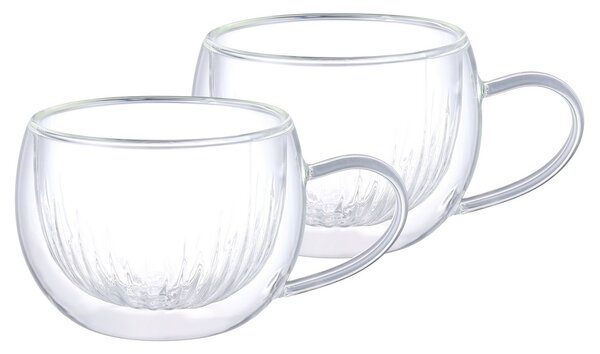 4Home Termo sklenice na cappuccino Hot&Cool 270 ml, 2 ks