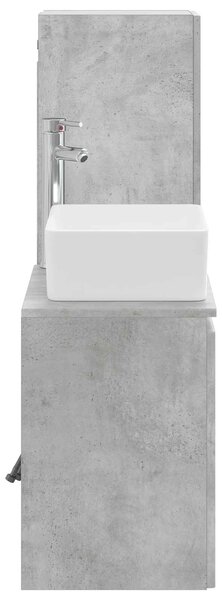 Sada koupelnového nábytku 2 ks Betonově šedá 33 x 34,5 x 100 cm 3406126