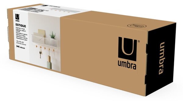 Nástěnný kovový věšák na klíče Estique – Umbra