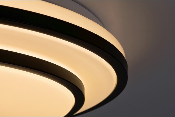 Rabalux 2130 - LED Stmívatelné stropní svítidlo LUPITA LED/40W/230V černá + DO