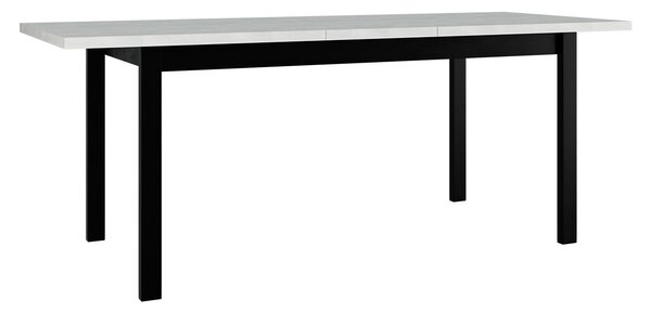 Rozkládací kuchyňský stůl 160x90 cm ELISEK 4 - dub artisan / bílý