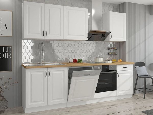 Kuchyňská linka 250/250 cm FRYZIA 3 - bílá