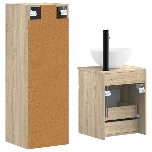Sada koupelnového nábytku 2 ks Dub sonoma 33 x 34,5 x 100 cm 3406135