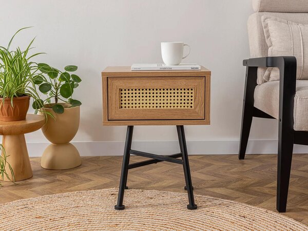 Příruční stolek Vovula 7 (natural). Akce -25%
