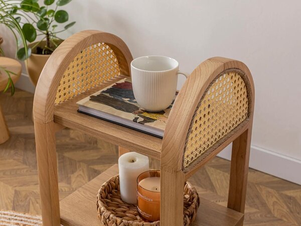 Příruční stolek Vovula 8 (natural). Akce -24%